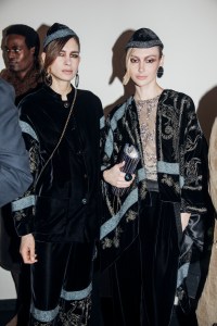 Backstage at Giorgio Armani Men's Fall 2025 Ready-to-Wear Collection at Milan Men's Fashion Week