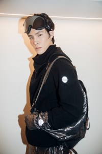 Backstage at Giorgio Armani Men's Fall 2025 Ready-to-Wear Collection at Milan Men's Fashion Week