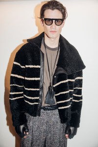Backstage at Giorgio Armani Men's Fall 2025 Ready-to-Wear Collection at Milan Men's Fashion Week