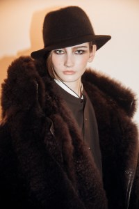 Backstage at Giorgio Armani Men's Fall 2025 Ready-to-Wear Collection at Milan Men's Fashion Week