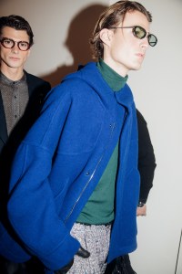 Backstage at Giorgio Armani Men's Fall 2025 Ready-to-Wear Collection at Milan Men's Fashion Week