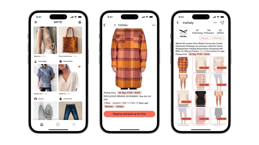 GIFTD app unsold stock platform