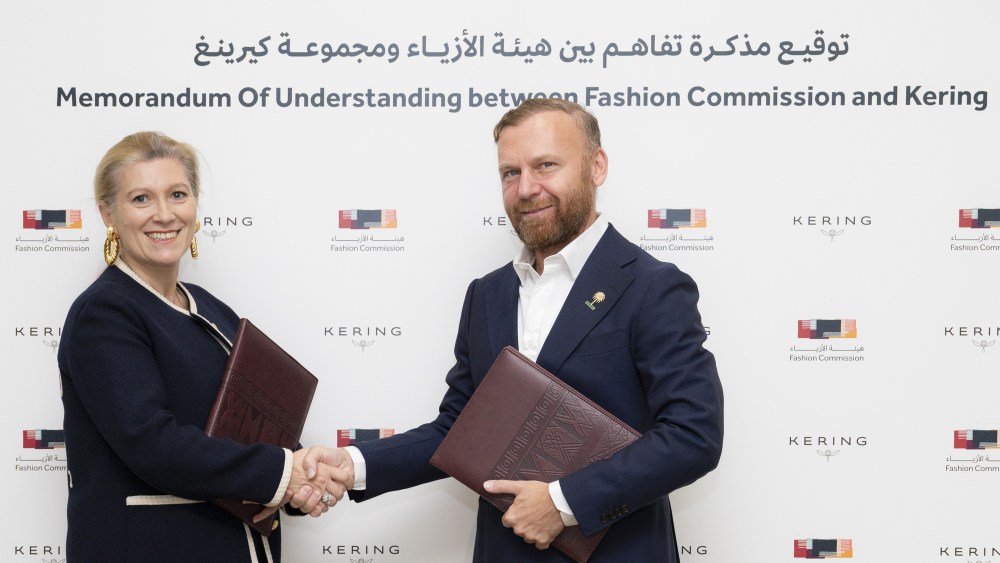 Saudi Fashion Commission Kering Generation Award signing Marie-Claire Daveu Burak Çakmak