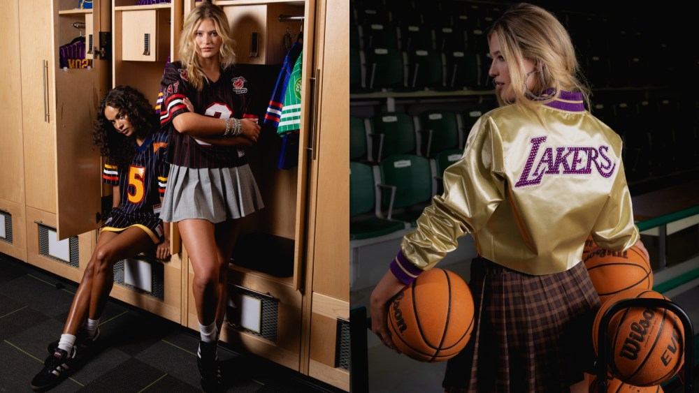 Mitchell & Ness x Dannijo, NBA, Boston Celtics, Los Angeles Lakers, Golden State Warriors, basketball, jerseys