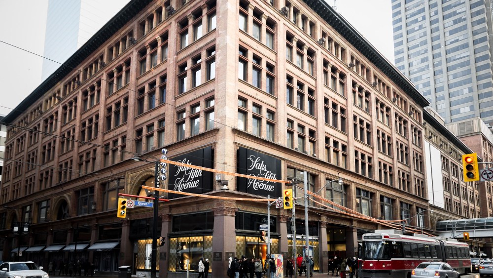 The Saks Fifth Ave store in Toronto.
