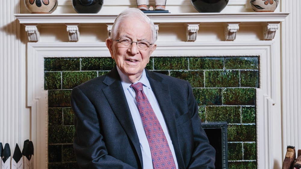 Walter Loeb, at home in Manhattan.